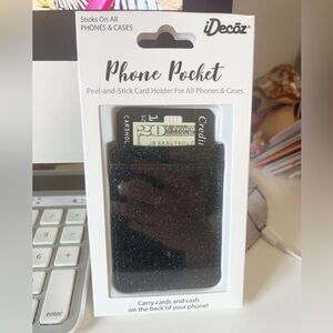 Idecoz Phone Pocket Cash/Card Carrier for phone